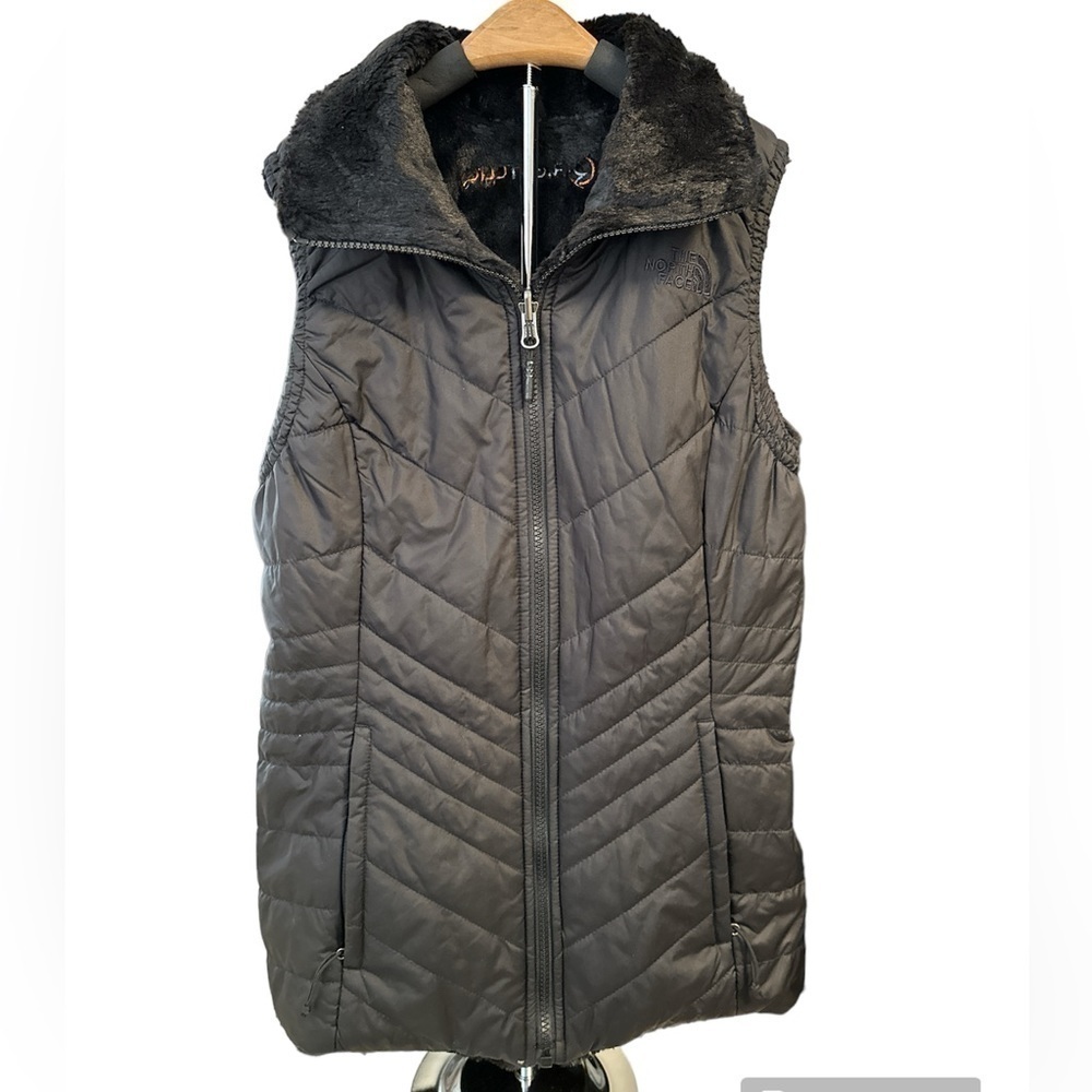 North Face Women’s Reversible Faux Fur Vest with Pockets